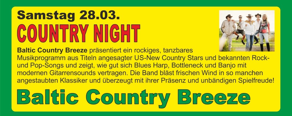 28.03.2026 Country Night Baltic Country Breeze